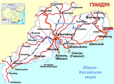 Чаочжоуский чай 1 Чаочжоу на карте